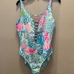 Lilly Pulitzer Multicolor One Piece Swimsuit